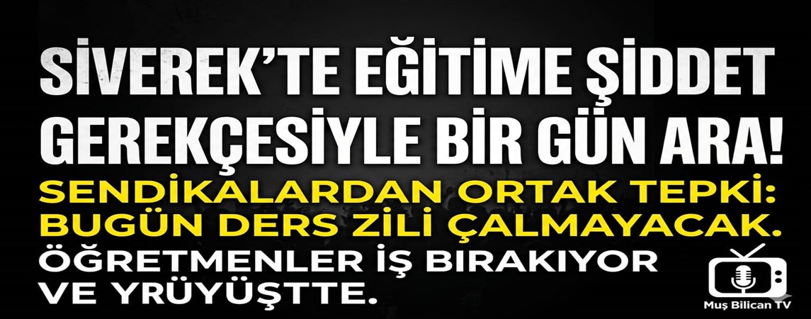 SİVEREK’TE OKULDA SİLAHLI SALDIRI!
